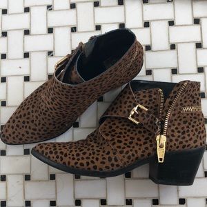 Leopard booties